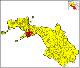 Comunità montana Monti Lattari – Mappa