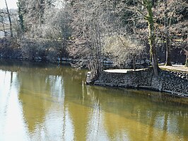 Samenvloeiing van de Corrèze en de Vézère