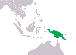 Range shown in green