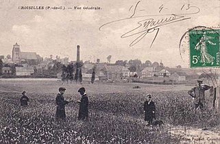 Un panorama du village avant 1914.