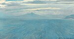 Diset blåt hav. Vesuv i baggrunden (1896)