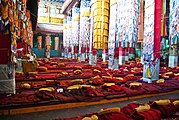 Zaal in Drepung