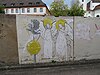 Die Grafftiwände im Eichstätter Wiesengäßchen