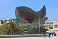 El Peix Konstruktion von Frank Gehry am Port Olimpic