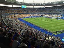 soccer match at the Stade de France for the 1998 FIFA World Cup