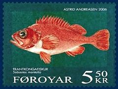 Description de l'image Faroese_stamp_541_deepwater_redfish.jpg.