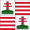 Flag of Hungary (15th century, rectangular).svg