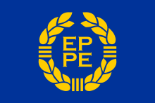 Description de l'image Flag of the European Parliament (1973-1983).svg.