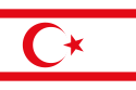 Pohjois-Kyproksen turkkilaisen tasavallan lippu