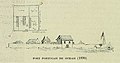 Disegno del forte nel 1890.