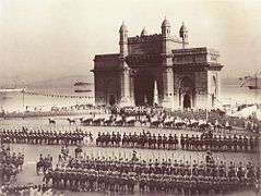 Dedication ceremony of the gateway, 1924