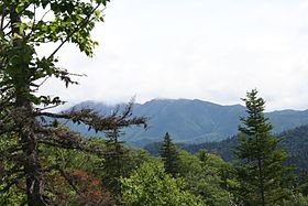 Гора Лопатина, вид с Пиленгского хребта