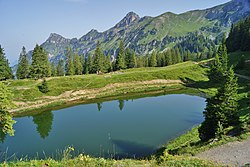 Gross Fläsch mit Blick nach Nordost.