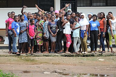 Participants of Wiki Needs Girls (Accra, Ghana).