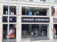 UA store in Wan Chai, Hong Kong HK tram 133 view WC Wan Zi Wan Chai Zhuang Shi Dun Dao Johnston Road September 2020 SS2 07.jpg