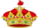 Heraldická koruna španělských Infantes.svg