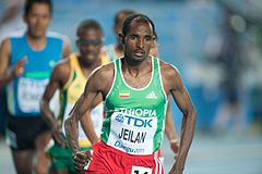 Ibrahim Jeilan Daegun MM-kilpailuissa 2011.