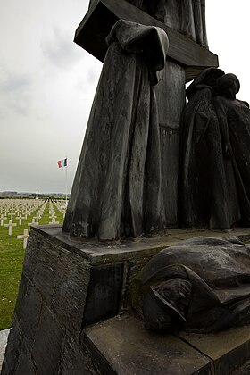 Fréour's sculpture in the Saint-Charles de Potyze French military cemetery.