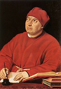 Portrait of Tommaso Inghirami (ca. 1509) by Raphael (1483-1520). Inghirami Raphael.jpg