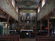 Vista da igreja de São José, decorada por Pierre Huguet.