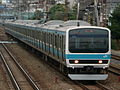 A Keihin-Tohoku Line 209-500 series EMU in November 2008