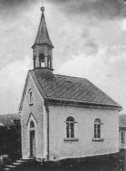 Kaple Anděla Strážce na historickém snímku