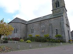 L'église Saint-Jacut.