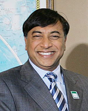 English: Lakshmi Mittal, Indian billionaire in...