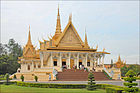 De Troenzaol vaan 't Keuninklek Paleis in Phnom Penh.