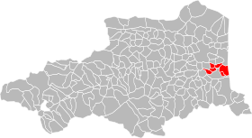 Localisation de Communauté de communes Sud Roussillon
