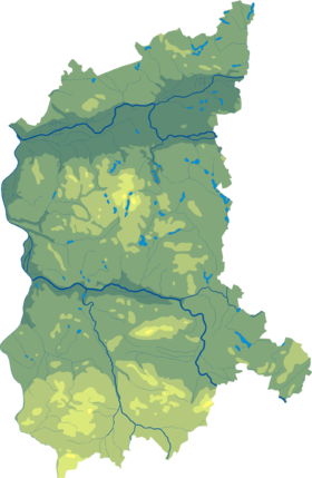 Voir la carte topographique de Lubusz