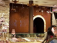 Lucerne. Un mur de chocolat chaud... miam.