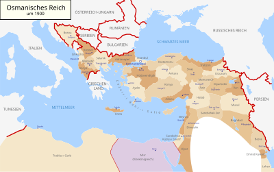 Osmanisches Reich um 1900