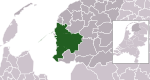 Location of Súdwest-Fryslân