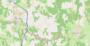 Carte de la ville de Frontignan.