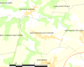 Poziția localității Saint-Georges-sur-Fontaine