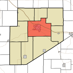 Location of Washington Township in Decatur County