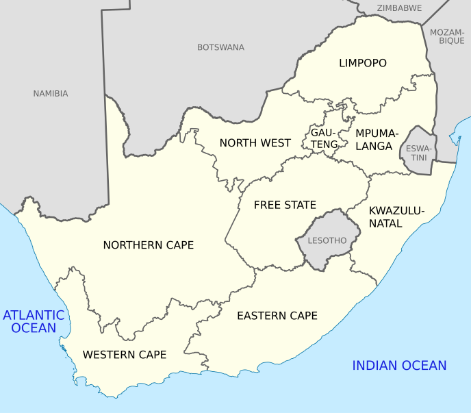 Map Of South African Provinces. girlfriend File:Map of the provinces of Map Of South African Provinces.