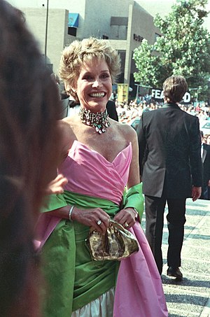 Mary Tyler Moore at the 1988 Emmy Awards.