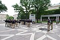 Medlemmar av ordensmakta ved National Law Enforcement Officers Memorial i Washington, DC.