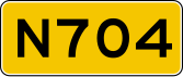 Provincial highway 704 shield}}