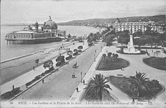 Nice, les Jardins et le Palais de la Jetée