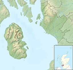 Hessilhead Loch is located in North Ayrshire