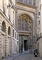 Entrada norte de la iglesia, impasse Saint-Eustache