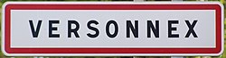 Изображение знака с названием места или объекта