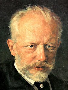 Obraz Čajkovského od malíře Nikolaje Kuzněcova (1850–1929)