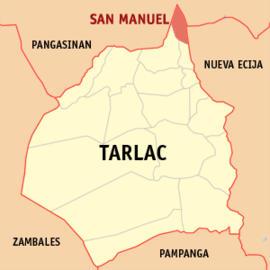 San Manuel na Tarlac Coordenadas : 15°47'51"N, 120°36'26"E