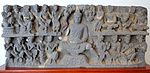 Проповедь Будды, Гандхара, ок. III-IV века нашей эры, серый сланец - Художественный музей Мацуока - Токио, Япония - DSC07116.JPG