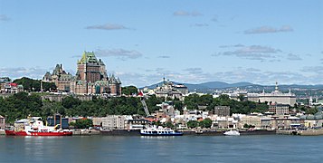 El Vieux-Québec des del riu Saint-Laurent