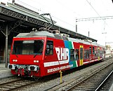 Die elektrische Ausrüstung des Zahnrad-Gelenktriebwagen RHB BDeh 3/6 aus dem Jahr 1998 stimmt weitgehend mit derjenigen der GTW überein.[39]